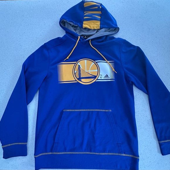 adidas Other - Adidas Golden State Warriors NBA Men’s Small Hoodie Sweatshirt. Climawarm
